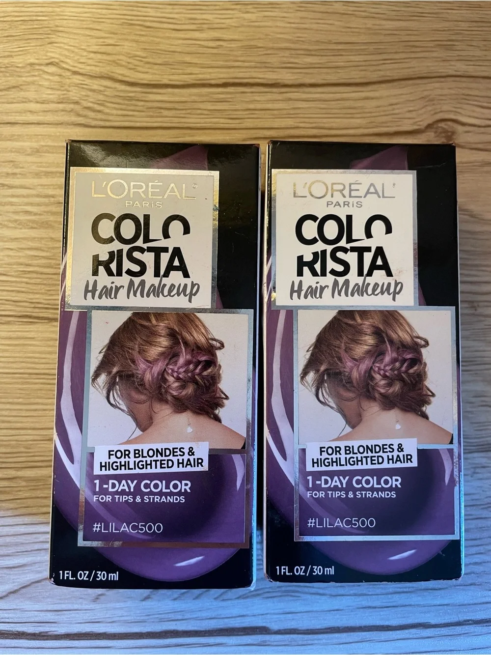 L'Oréal Colorista 1-Day Hair Makeup in Lilac (Lilac500)Bundle x2